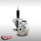 Service Caster 3'' SS Nylon Swivel 1'' Expanding Stem Caster with Brake SCC-SSEX20S314-NYS-TLB-1 - alternate 4